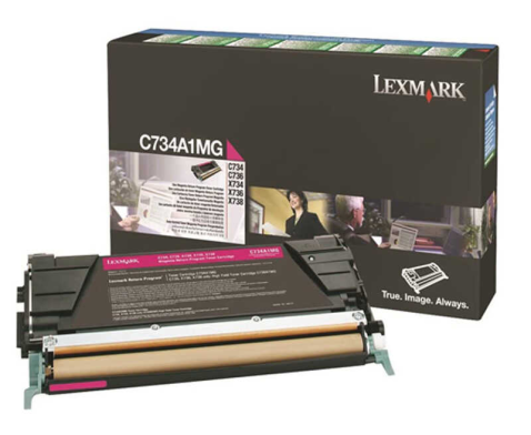 Lexmark C734A1MG - Kırmızı Toner